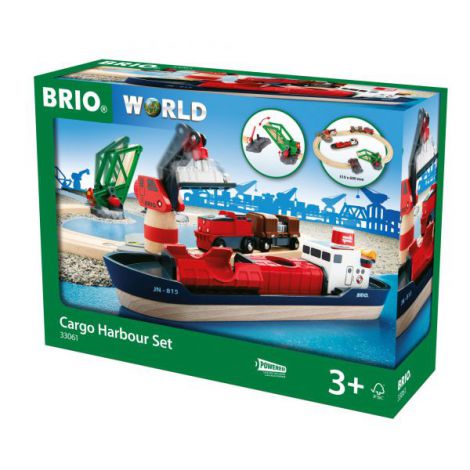 Set port cu nava de marfa 33061 Brio - imagine 10